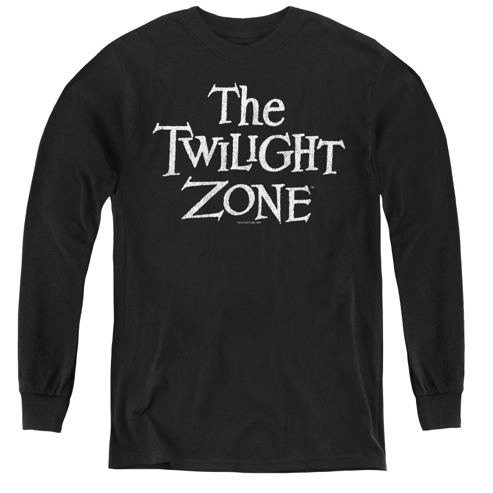 Twilight Zone - Logo - Youth Long Sleeve Tee - Black