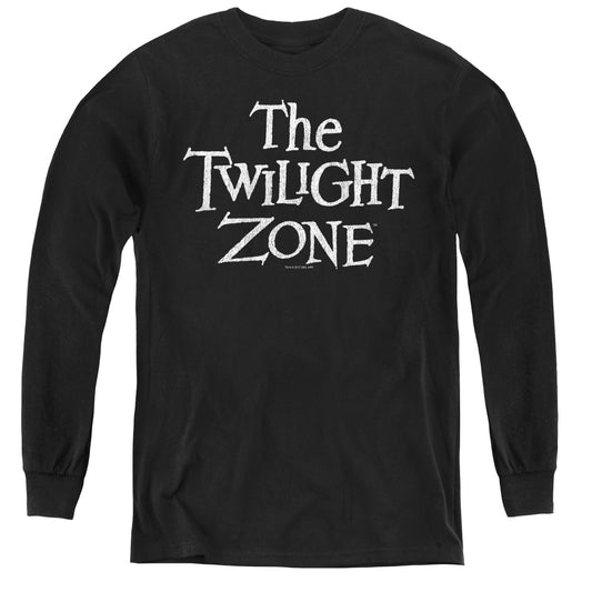 Twilight Zone - Logo - Youth Long Sleeve Tee - Black
