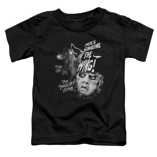 Twilight Zone - Someone On The Wing - Short Sleeve Toddler Tee - Black T-shirt
