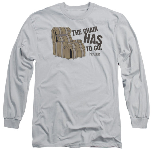 Frasier - The Chair - Long Sleeve Adult 18/1 - Silver T-shirt