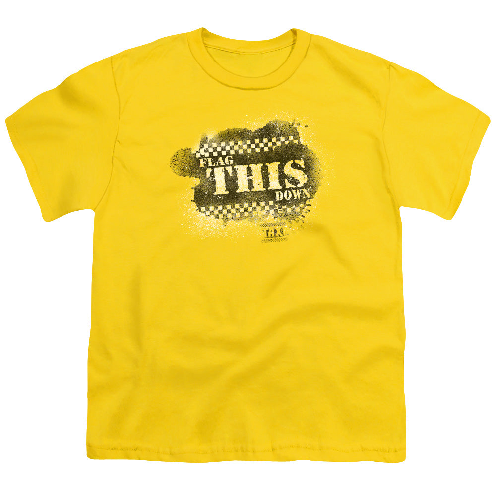 TAXI FLAG THIS - S/S YOUTH 18/1 - YELLOW T-Shirt