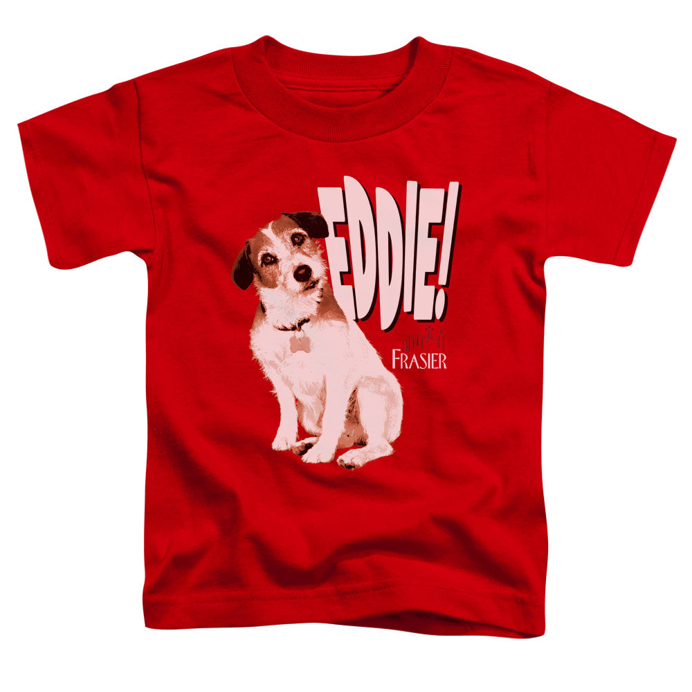 Frasier - Eddie - Short Sleeve Toddler Tee - Red T-shirt
