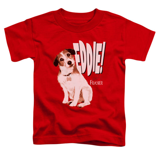 Frasier - Eddie - Short Sleeve Toddler Tee - Red T-shirt