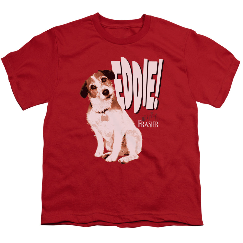 Frasier - Eddie - Short Sleeve Youth 18/1 - Red T-shirt