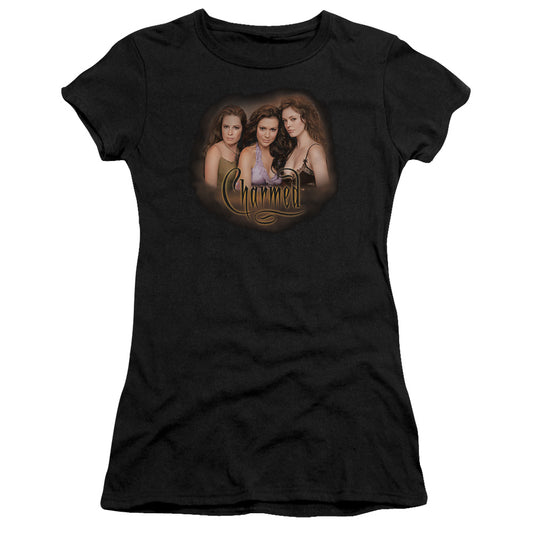 Charmed - Smokin - Short Sleeve Junior Sheer - Black T-shirt
