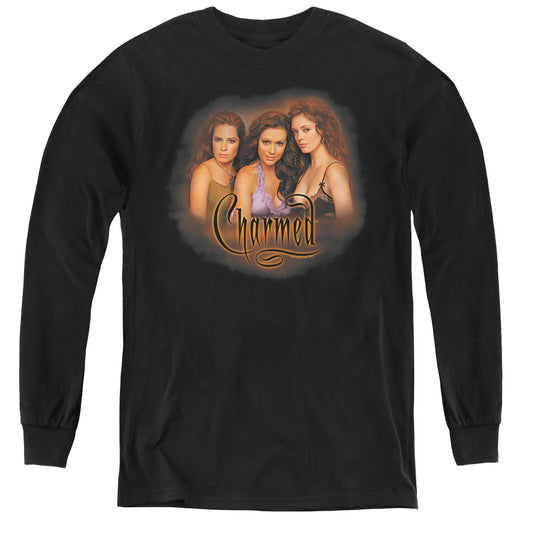 Charmed - Smokin - Youth Long Sleeve Tee - Black