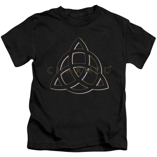 CHARMED TRIPLE LINKED LOGO - S/S JUVENILE 18/1 - BLACK - T-Shirt