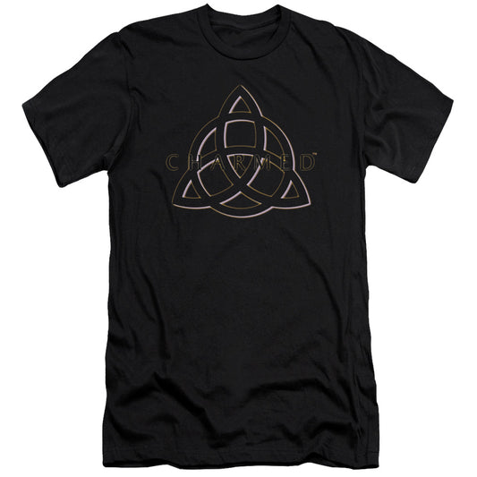 Charmed - Triple Linked Logo-premuim Canvas Adult Slim Fit 30/1 - Black