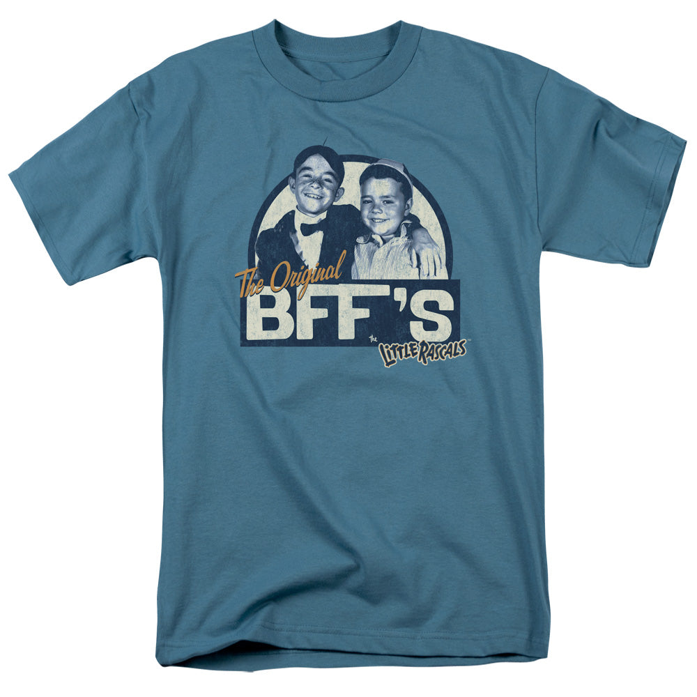 Little Rascals - Original Bffs - Short Sleeve Adult 18/1 - Slate T-shirt