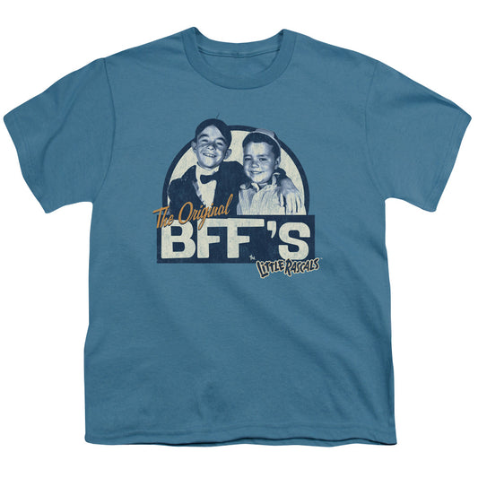 Little Rascals - Original Bffs - Short Sleeve Youth 18/1 - Slate T-shirt