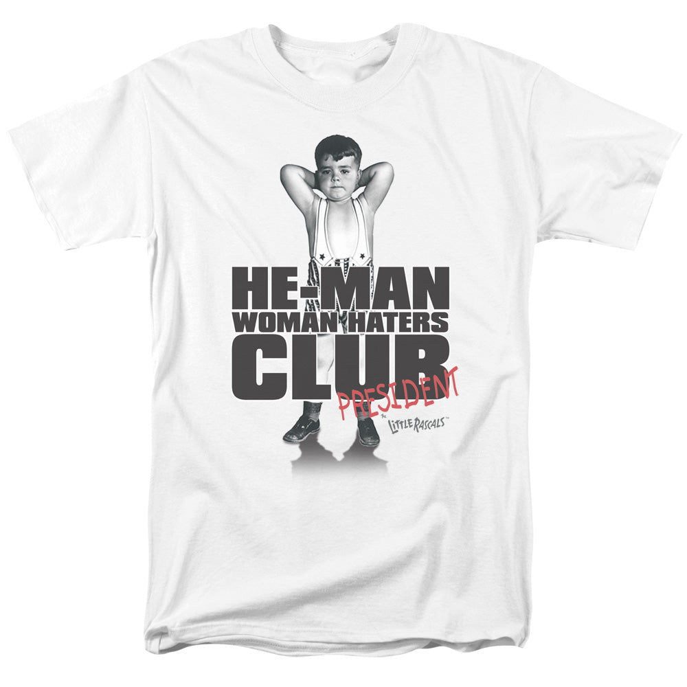 Little Rascals - Club President - Short Sleeve Adult 18/1 - White T-shirt