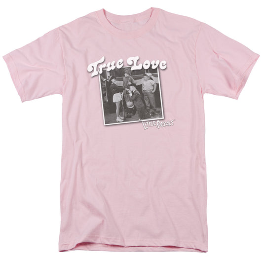 Little Rascals - True Love - Short Sleeve Adult 18/1 - Pink T-shirt