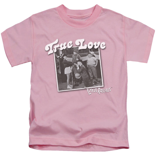 Little Rascals - True Love - Short Sleeve Juvenile 18/1 - Pink T-shirt