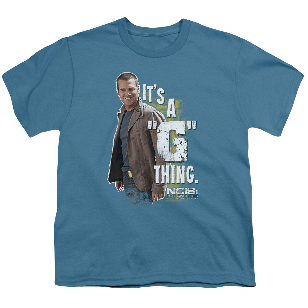 Ncis La - G Thing - Short Sleeve Youth 18/1 - Slate T-shirt