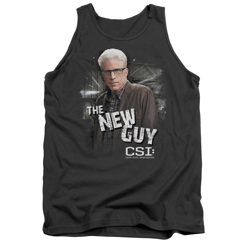 Csi - The New Guy - Adult Tank - Charcoal