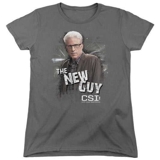 Csi - The New Guy - Short Sleeve Womens Tee - Charcoal T-shirt