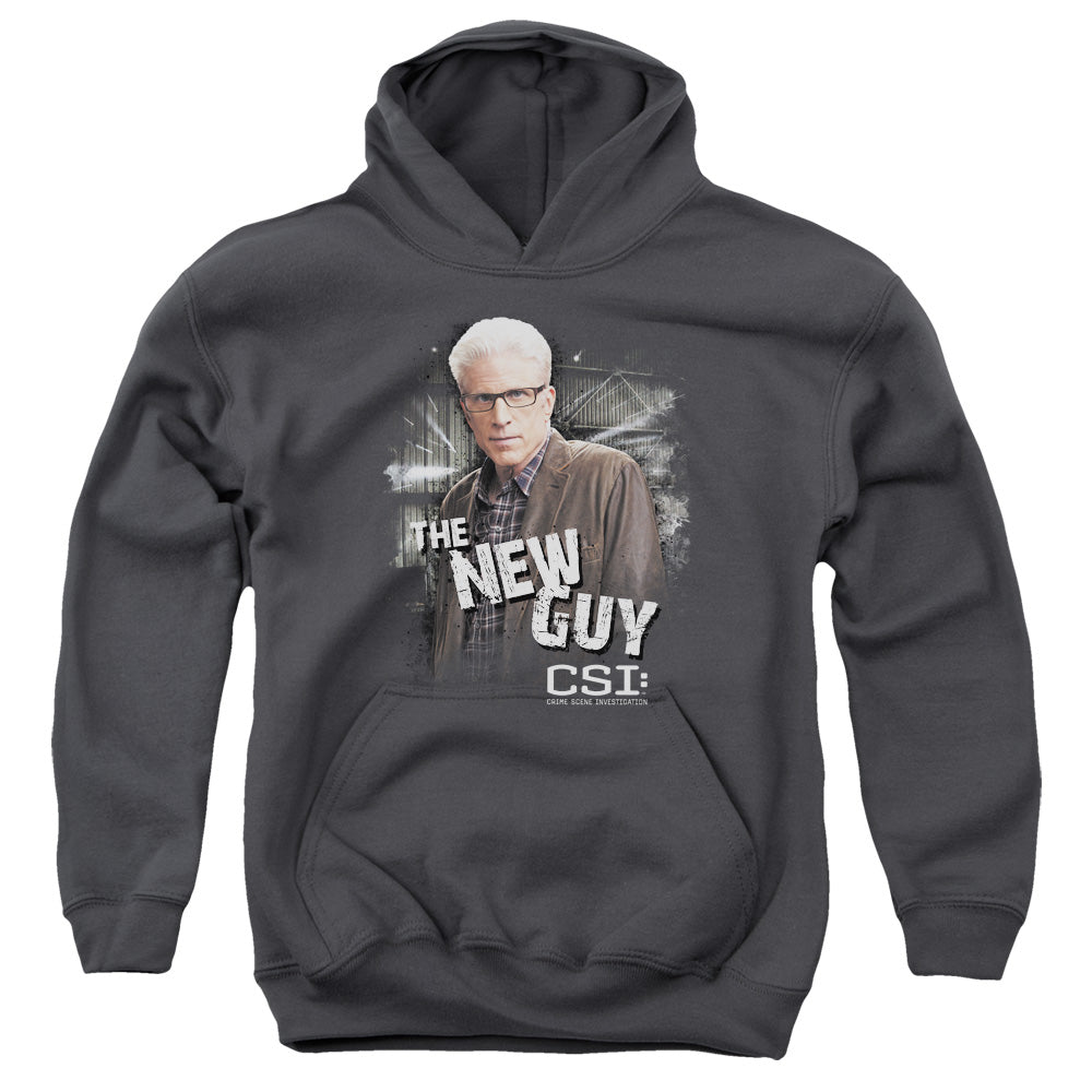 Csi - The New Guy - Youth Pull-over Hoodie - Charcoal