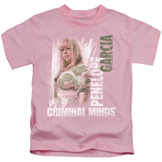 Criminal Minds - Penelope - Short Sleeve Juvenile 18/1 - Pink T-shirt