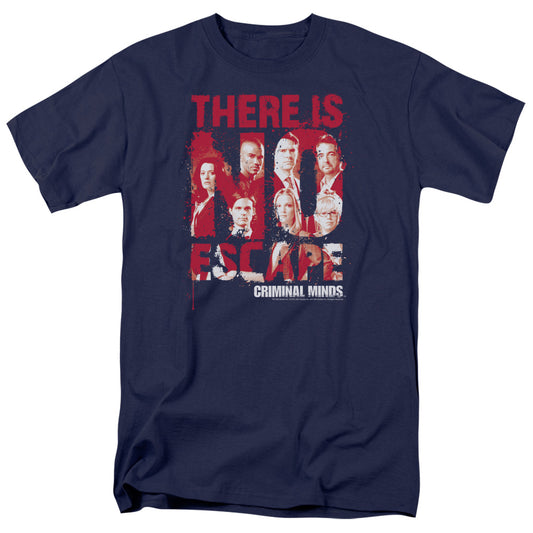 Criminal Minds - No Escape - Short Sleeve Adult 18/1 - Navy T-shirt
