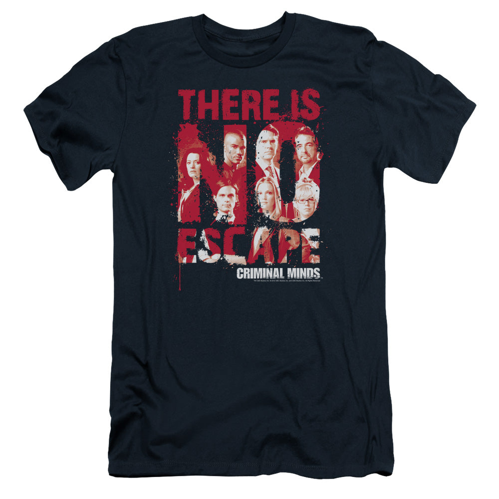 Criminal Minds - No Escape - Short Sleeve Adult 30/1 - Navy T-shirt