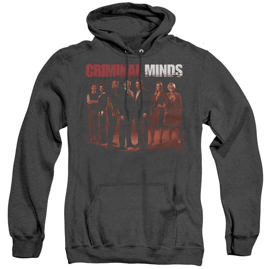 Criminal Minds - The Crew - Adult Heather Hoodie - Black