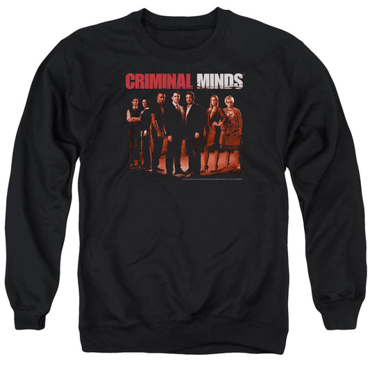 Criminal Minds - The Crew - Adult Crewneck Sweatshirt - Black