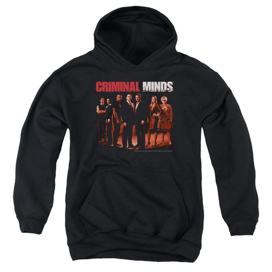 Criminal Minds - The Crew - Youth Pull-over Hoodie - Black