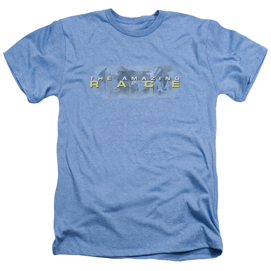 Amazing Race - In The Clouds - Adult Heather - Light Blue