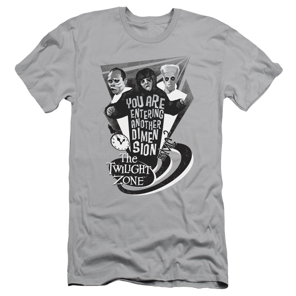 Twilight Zone - Another Dimension - Short Sleeve Adult 30/1 - Silver T-shirt