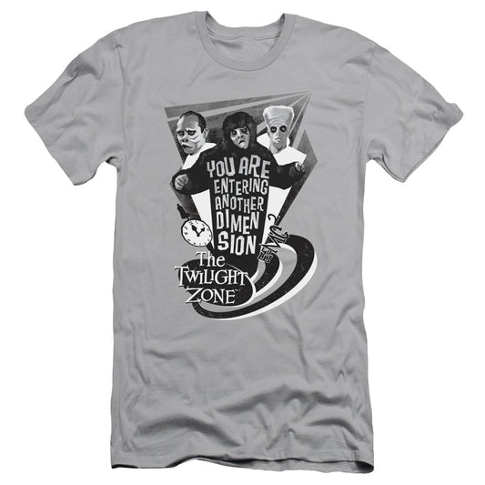 Twilight Zone - Another Dimension - Short Sleeve Adult 30/1 - Silver T-shirt