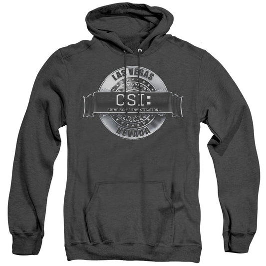 Csi - Rendered Logo - Adult Heather Hoodie - Black