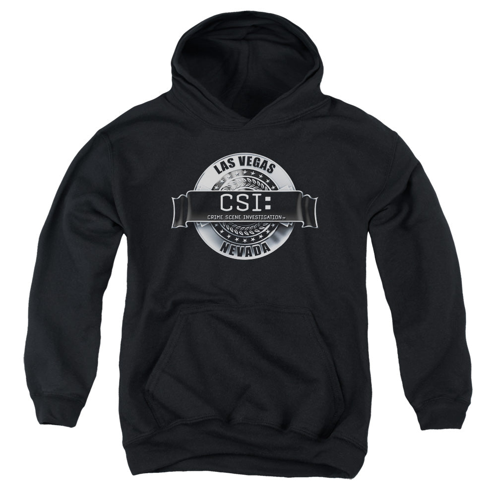 Csi - Rendered Logo - Youth Pull-over Hoodie - Black