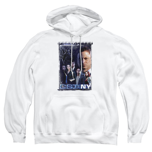 Csi Ny - Watchful Eye - Adult Pull-over Hoodie - White