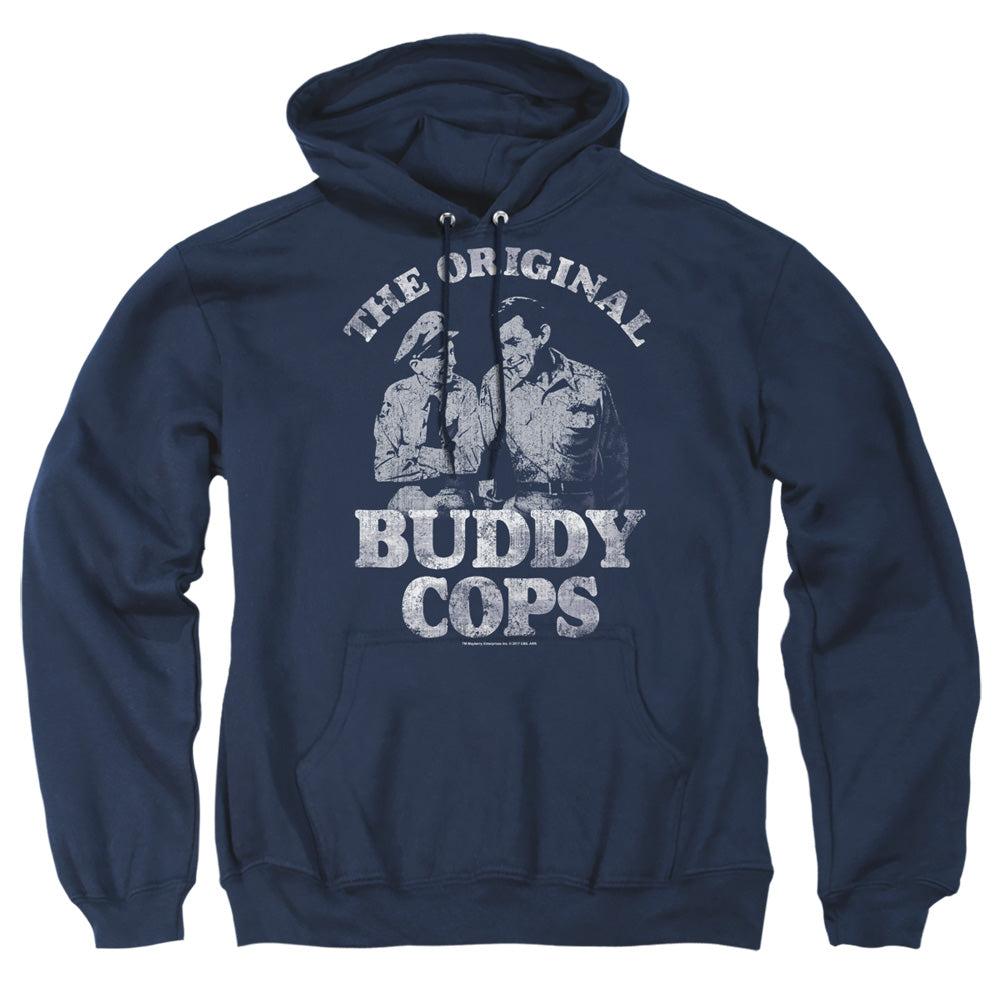 Andy Griffith - Buddy Cops - Adult Pull-over Hoodie - Navy