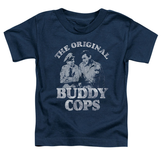 Andy Griffith - Buddy Cops - Short Sleeve Toddler Tee - Navy T-shirt
