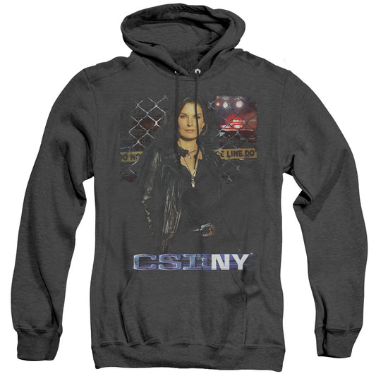 Csi Ny - Jo - Adult Heather Hoodie - Black