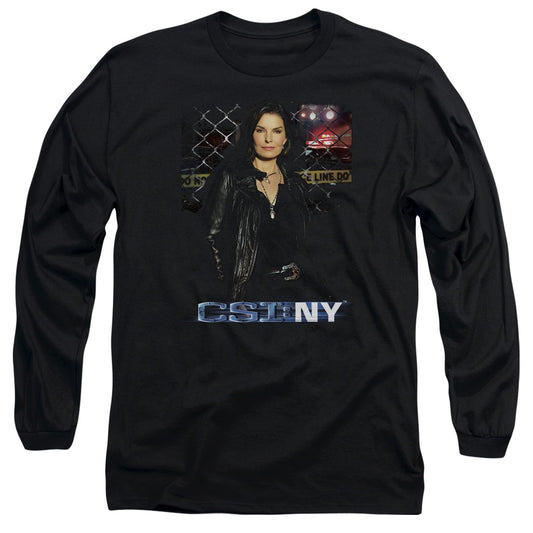 Csi Ny - Jo - Long Sleeve Adult 18/1 - Black T-shirt