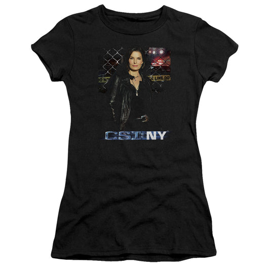 Csi Ny - Jo - Short Sleeve Junior Sheer - Black T-shirt