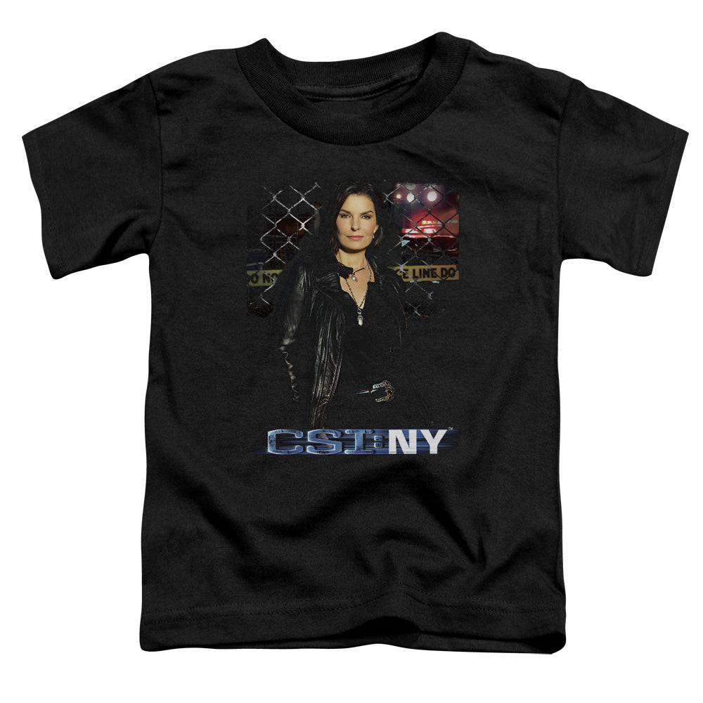 Csi Ny - Jo - Short Sleeve Toddler Tee - Black T-shirt