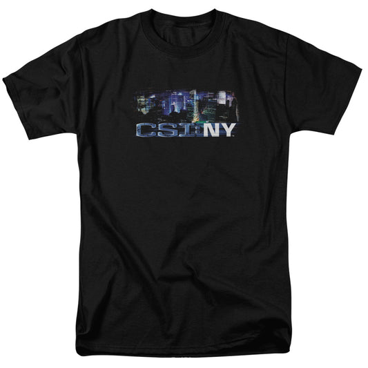 Csi Ny - Never Rests - Short Sleeve Adult 18/1 - Black T-shirt