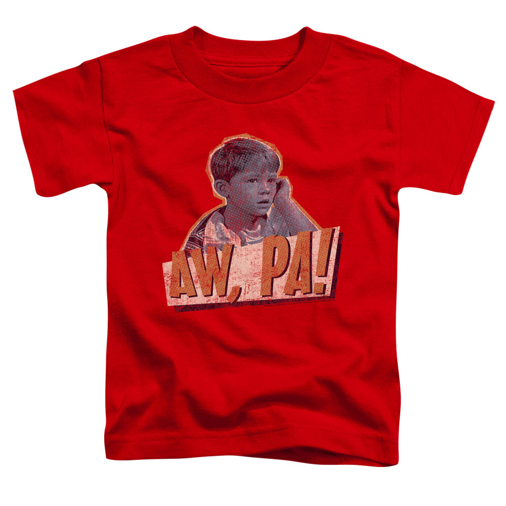 ANDY GRIFFITH AW PA - S/S TODDLER TEE - RED - T-Shirt