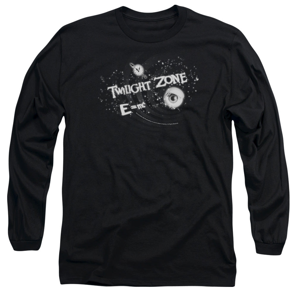 Twilight Zone - Another Dimension - Long Sleeve Adult 18/1 - Black T-shirt