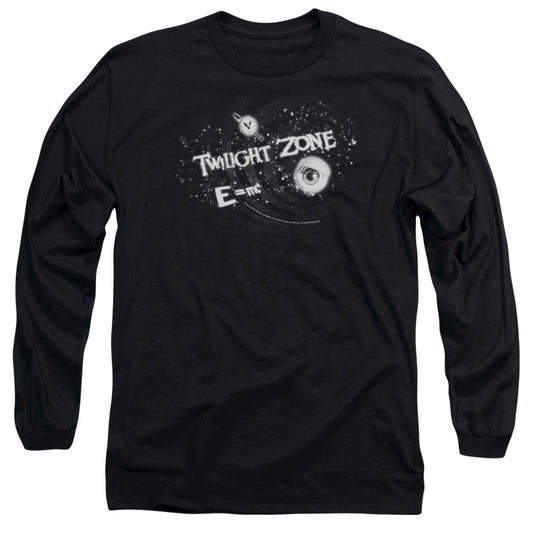 Twilight Zone - Another Dimension - Long Sleeve Adult 18/1 - Black T-shirt