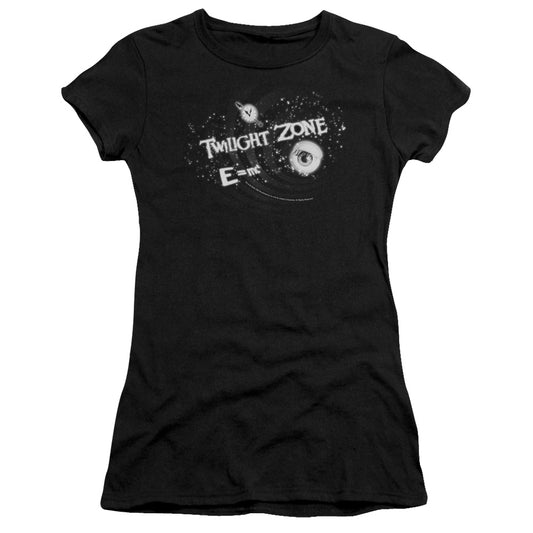 Twilight Zone - Another Dimension - Short Sleeve Junior Sheer - Black T-shirt