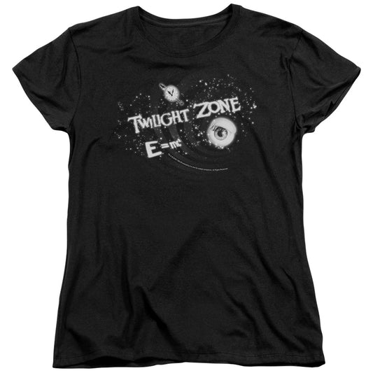 Twilight Zone - Another Dimension - Short Sleeve Womens Tee - Black T-shirt