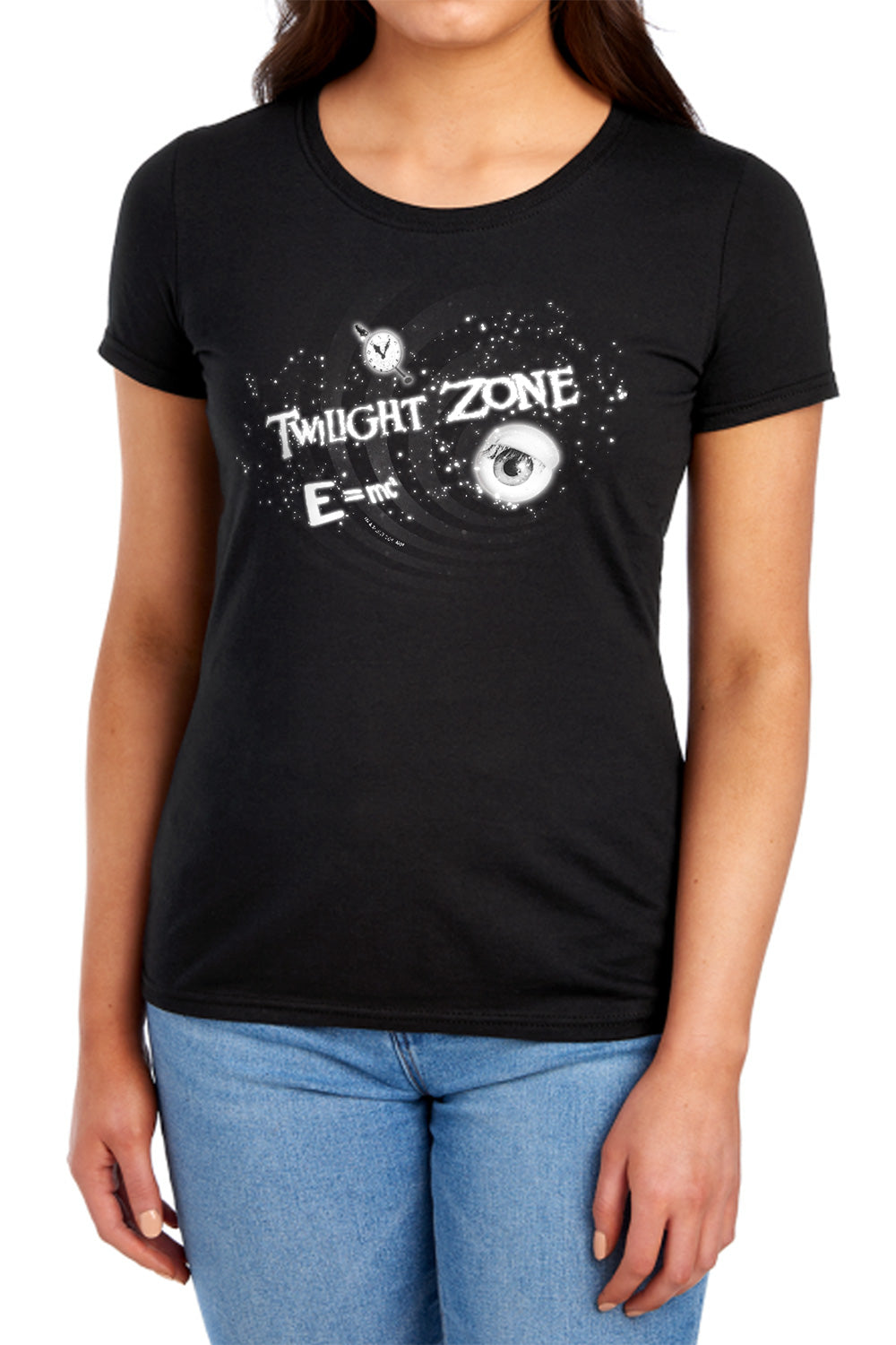 Twilight Zone - Another Dimension - Short Sleeve Womens Tee - Black T-shirt