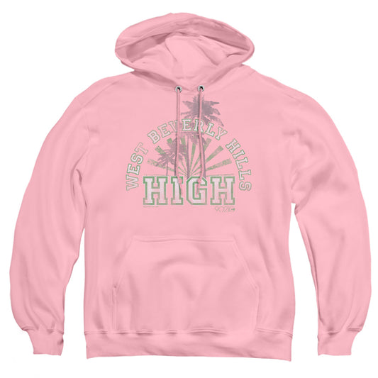90210 - West Beverly Hills High - Adult Pull-over Hoodie - Pink