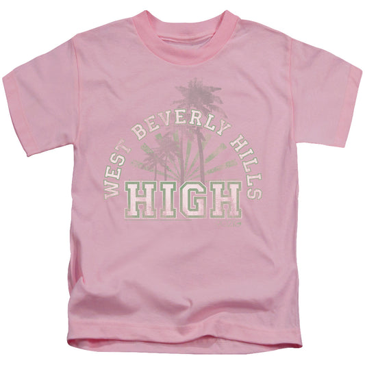 90210 WEST BEVERLY HILLS HIGH - S/S JUVENILE 18/1 - PINK - T-Shirt