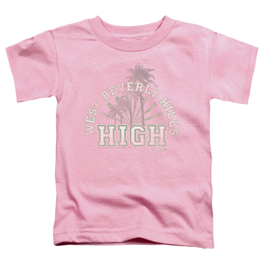 90210 WEST BEVERLY HILLS HIGH - S/S TODDLER TEE - PINK - T-Shirt