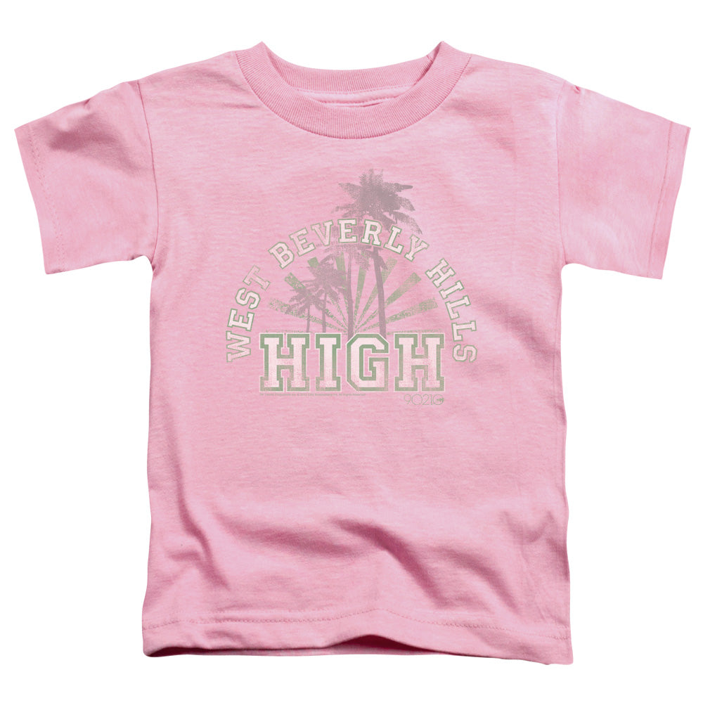 90210 - West Beverly Hills High - Short Sleeve Toddler Tee - Pink T-shirt